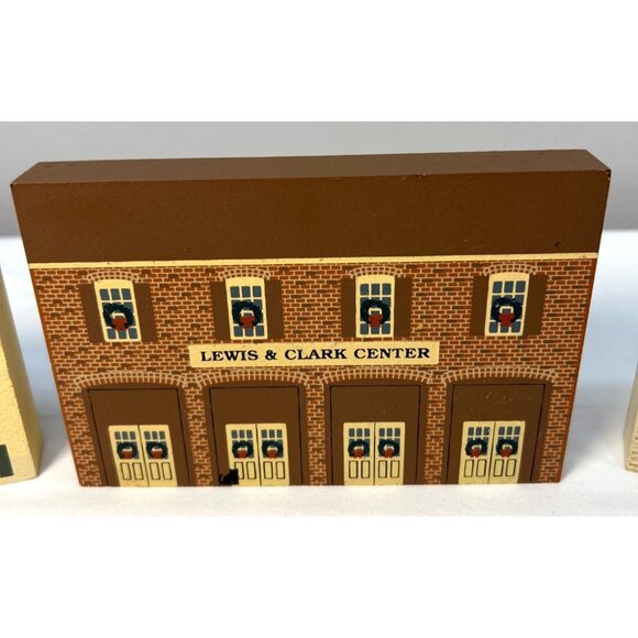 The Cats Meow 1993 St. Charles Christmas Series Collectible Village Houses  4 Pc - Picture 3 of 16